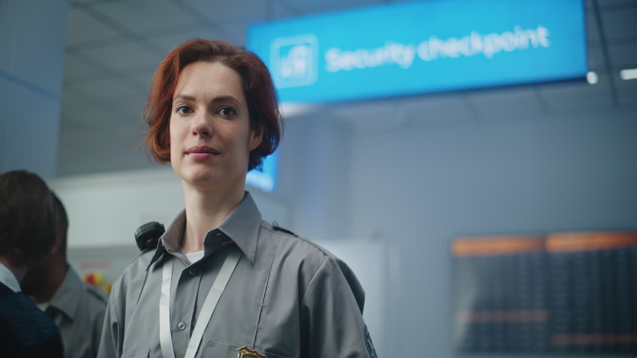 oficial de seguridad del aeropuerto