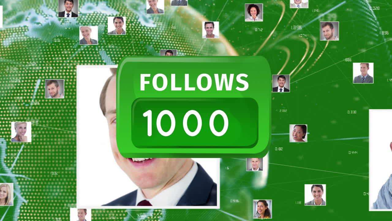 팔로우 버튼과 프로필 사진