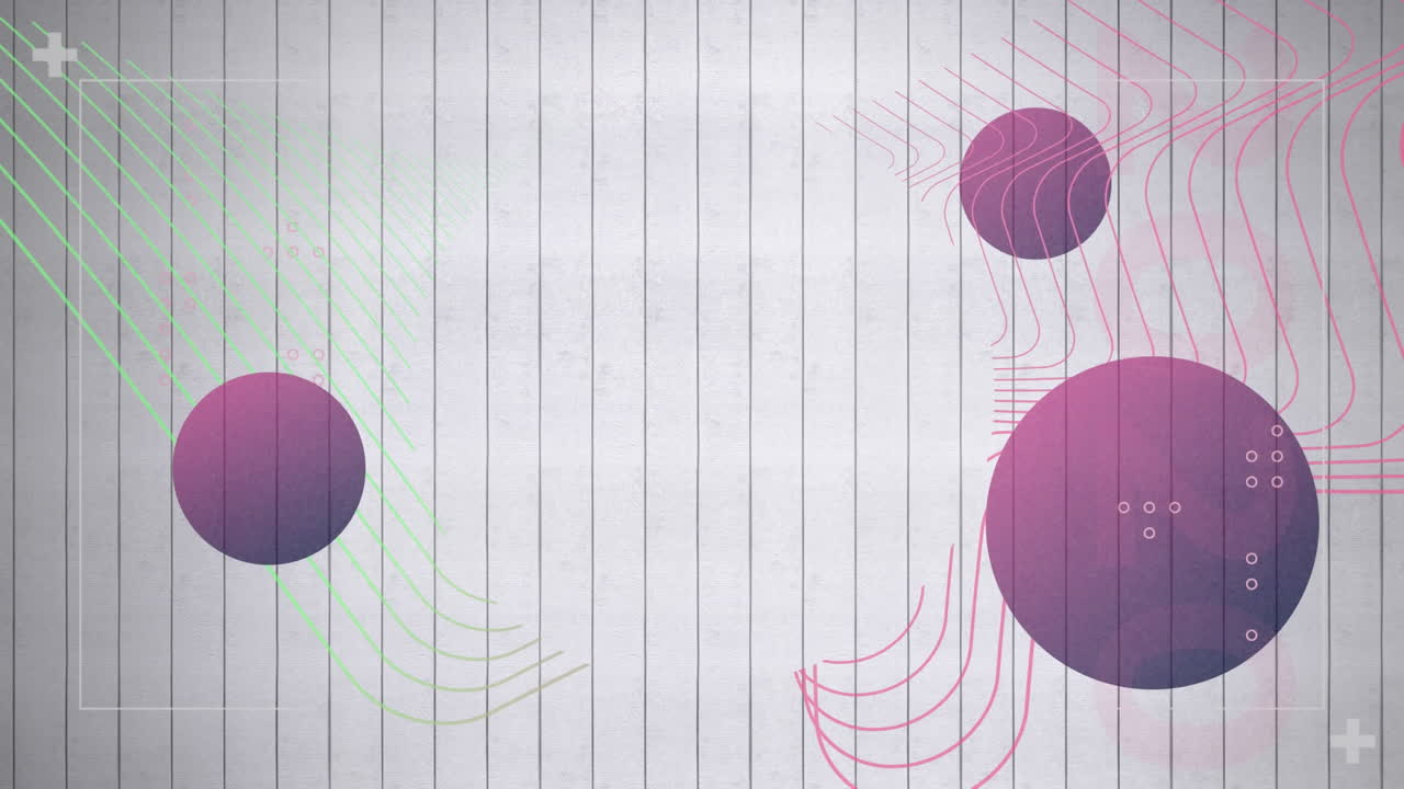 회색 배경 위의 모양의 애니메이션