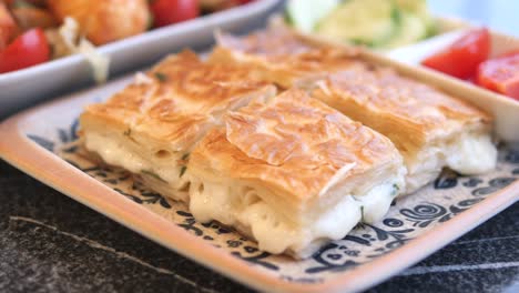 turkish cheese pastry (su boregi) - a delicious breakfast treat