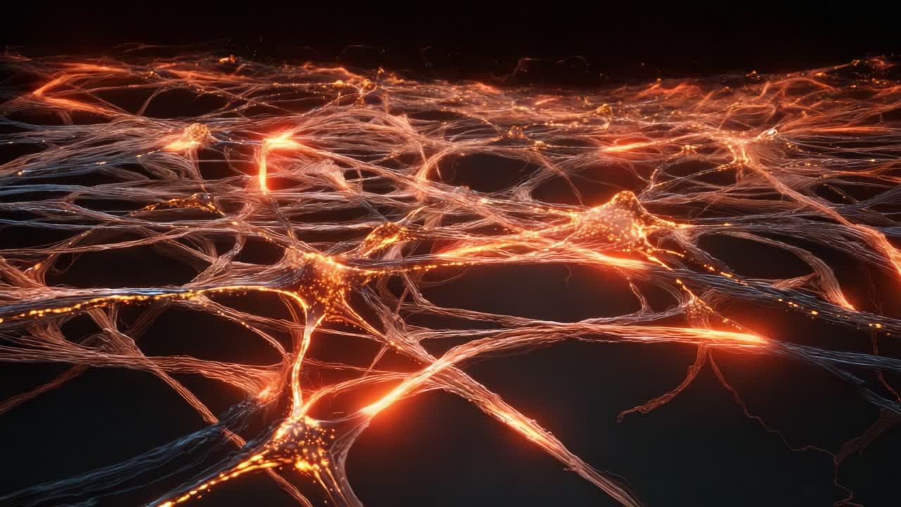 A mesmerizing visualization of interconnected neural pathways illuminated by vibrant energy, showcasing intricate networks of synaptic connections that represent the complexity of the brain's functioning