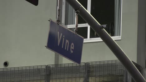 vine street sign - los angeles