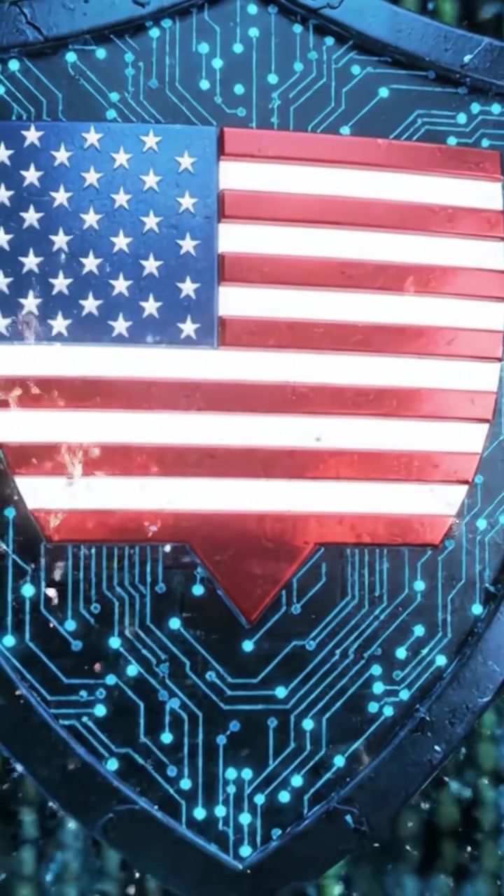 A Digital Shield Representing Cybersecurity Amidst a Sea of Binary Code, Highlighting the Importance of Protection in the Modern Digital Age
