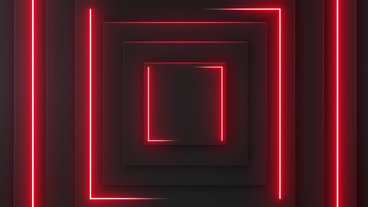 fondo geométrico de neón abstracto