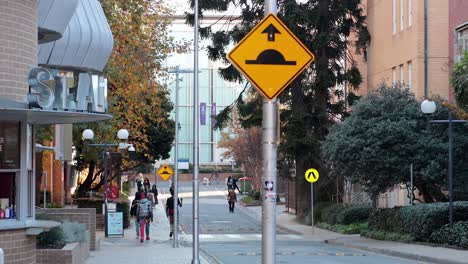 people walking near state library in melbourne