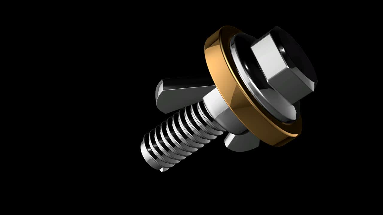 강철 볼트는 금속 플랜지에서 수축합니다.