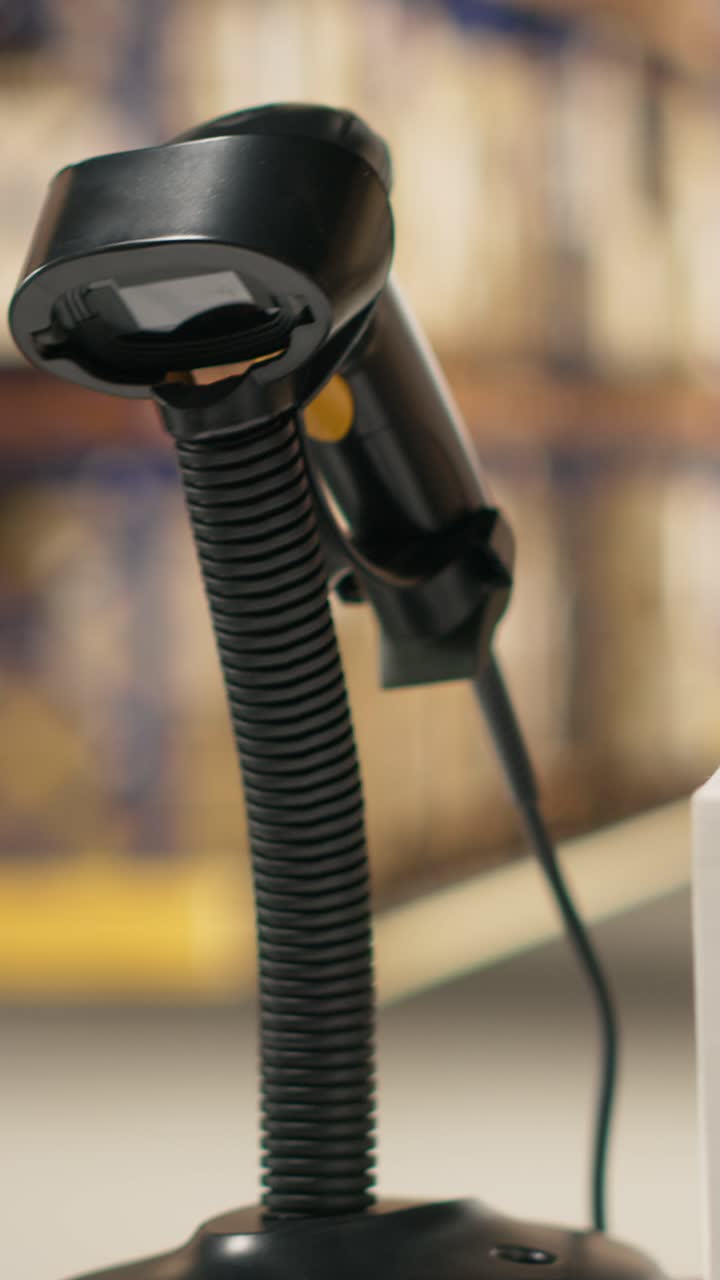 Vertical Video Empty e commerce depot showcasing modern distribution center