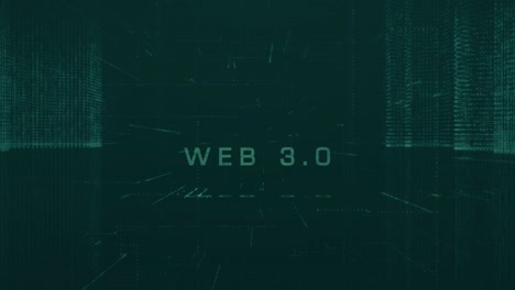 abstracto web digital 3.0 ciber ciudad fondo stock video usa, tecnología, elementos en bucle diseño de la ciudad partícula, abstracto, fondos web 3.0