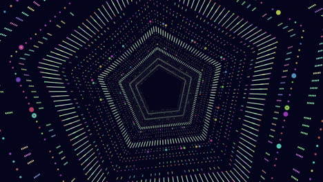 patrón monocromático en espiral con líneas de colores convergentes