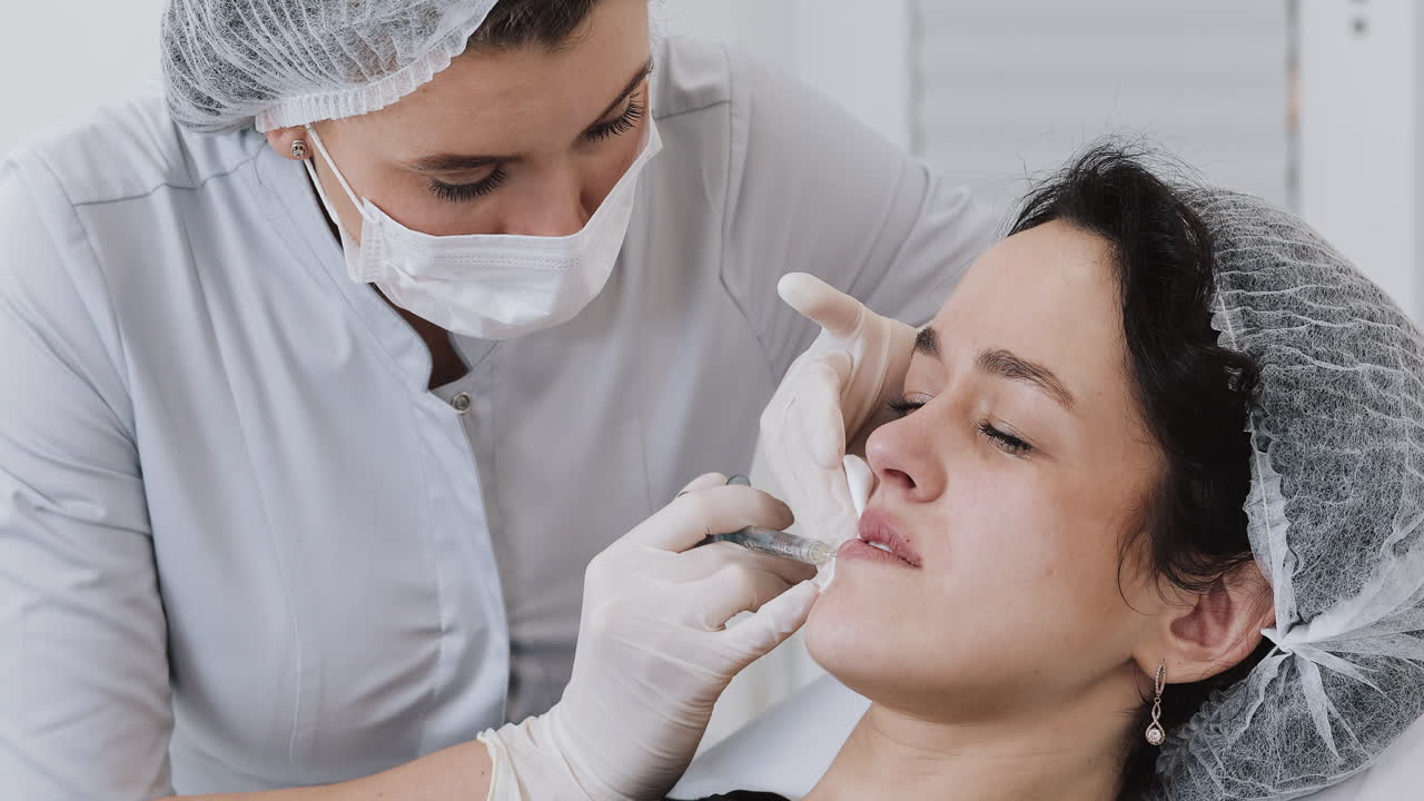 procedimiento de aumento de los labios