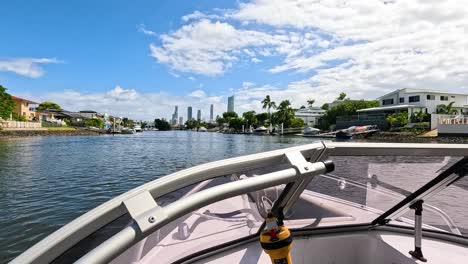 scenic boat journey along gold coast's nerang river