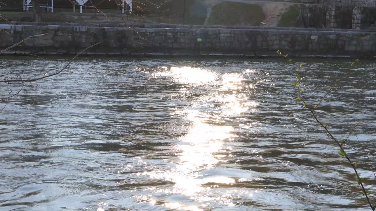 Savannah Rapids Pavilion Glimmering river