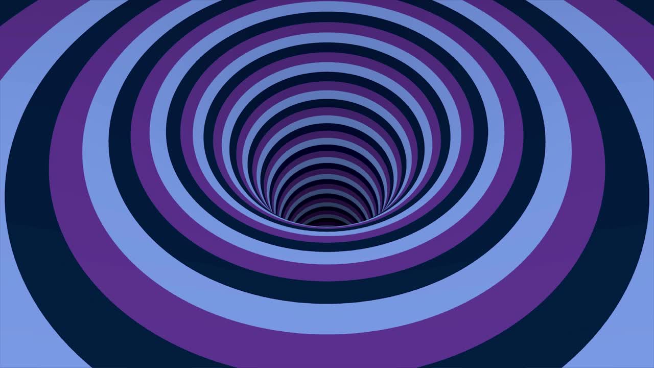 espiral abstracta con esquema de colores azul y púrpura