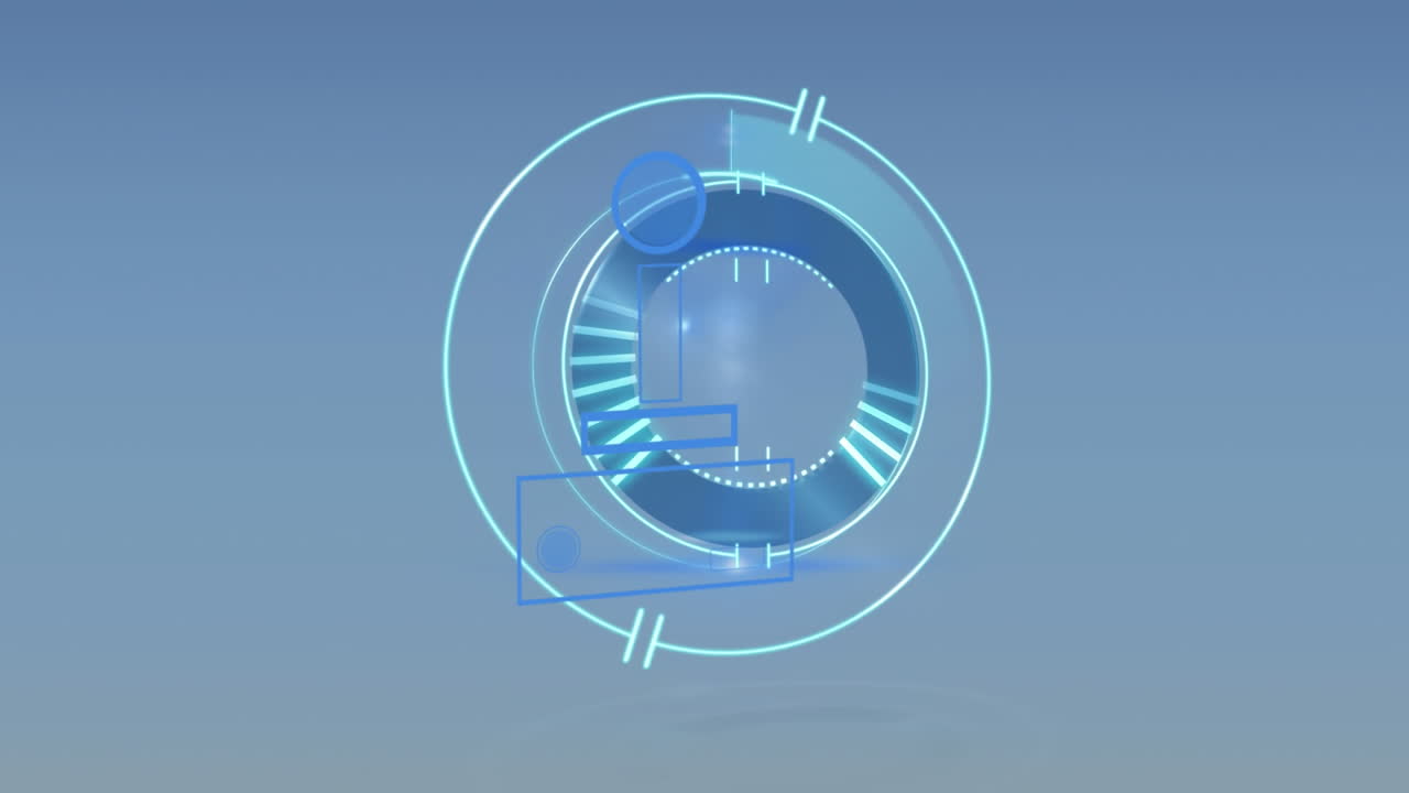 Animation of scope scanning over gamepad icon