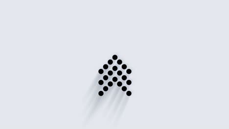 modern arrow, great design for any purposes. alpha channel without background. swipe up animation footage.