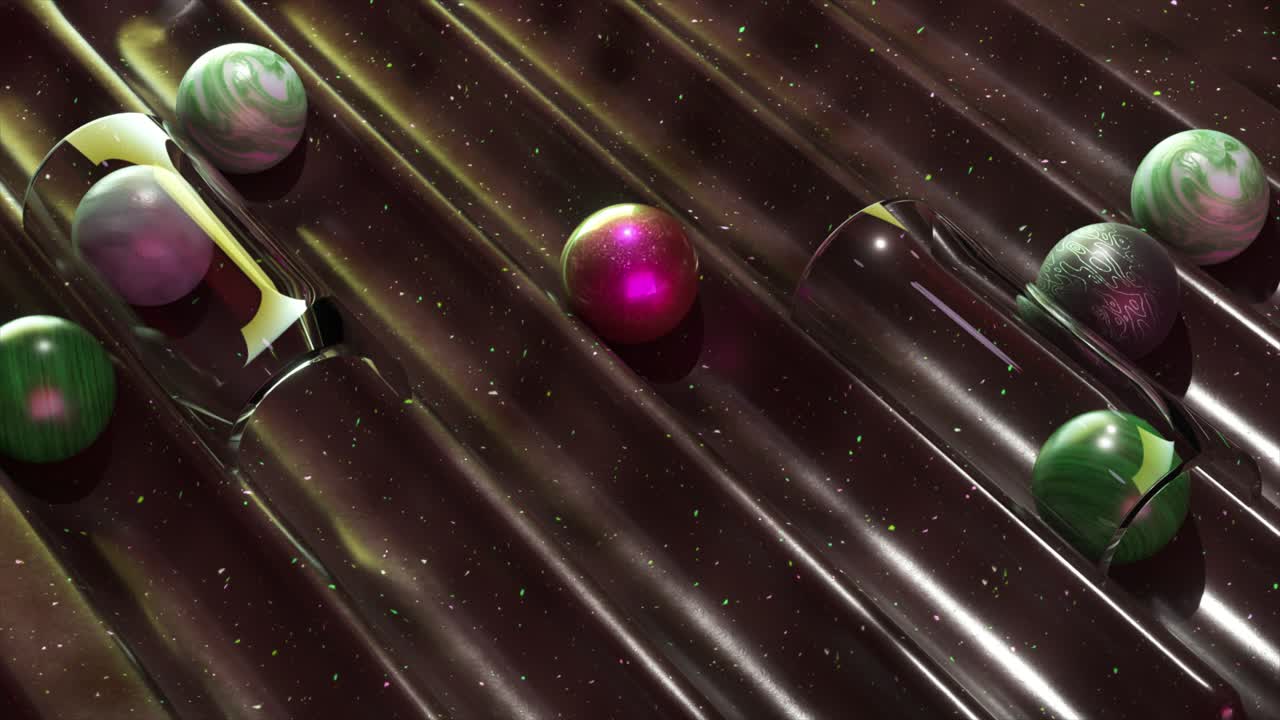 Abstract Geometric Arrangement of Spheres and Cylinders