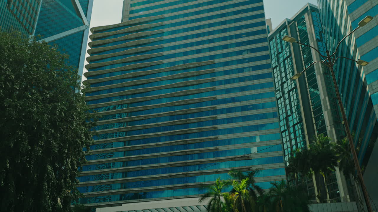Modern City Skyline with Skyscrapers