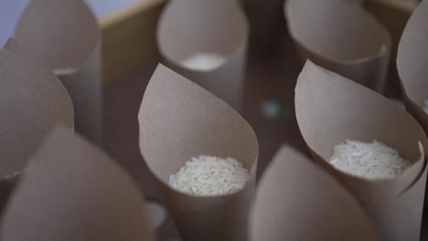 Wedding-rice-cones-for-ceremony