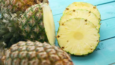 slices of fresh pineapple