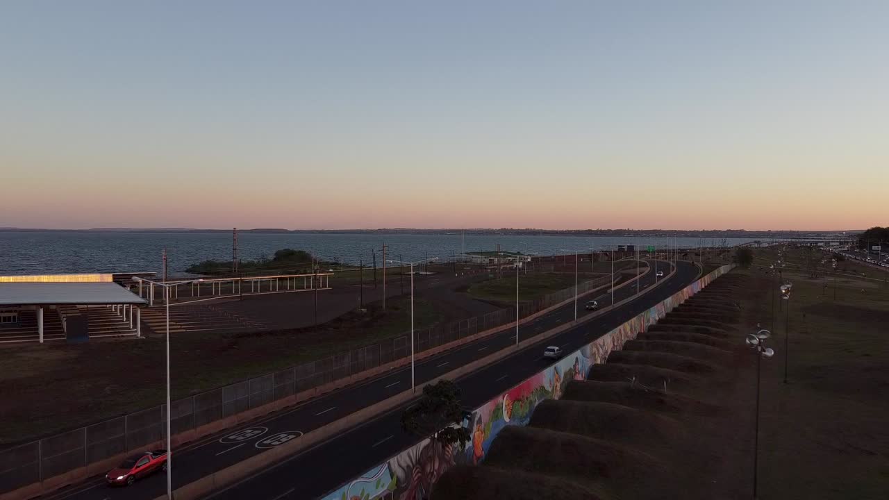 Border crossing station of Argentina and Paraguay next to the Paran&aacute; river