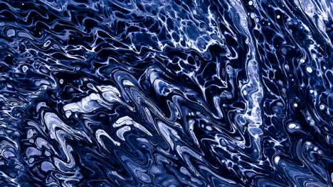 an acrylic pouring artwork which is animated to flow