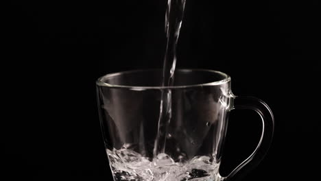 vaso con agua