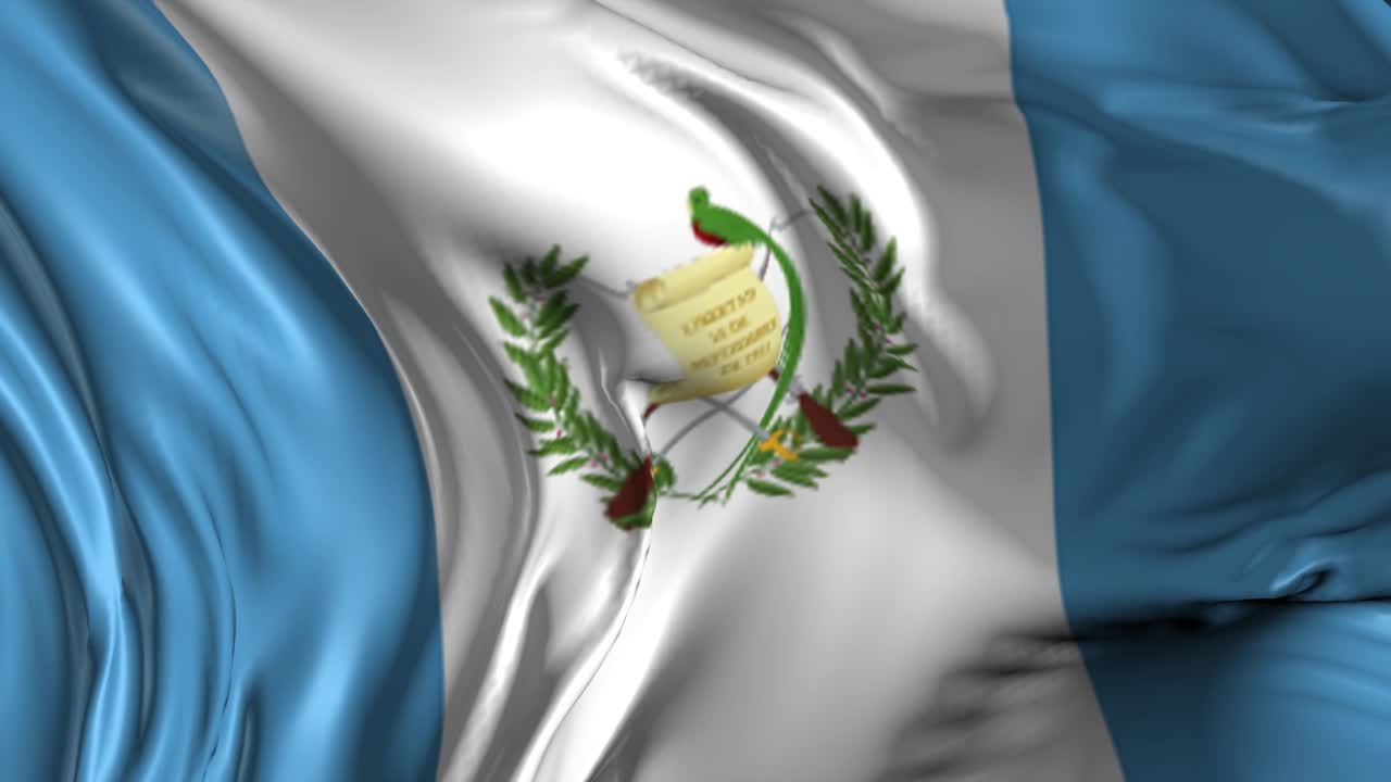 루프 모드에서 과테말라 발의 아름다운 3d 애니메이션