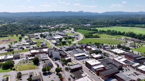 orbita aérea del norte de wilkesboro y wilkesboro nc, carolina del norte