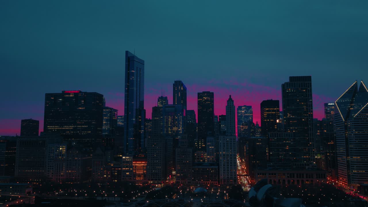 Premium Corporate Headquarters Aerial Showcasing Office Spaces and Executive Business Centers in Chicago, Illinois