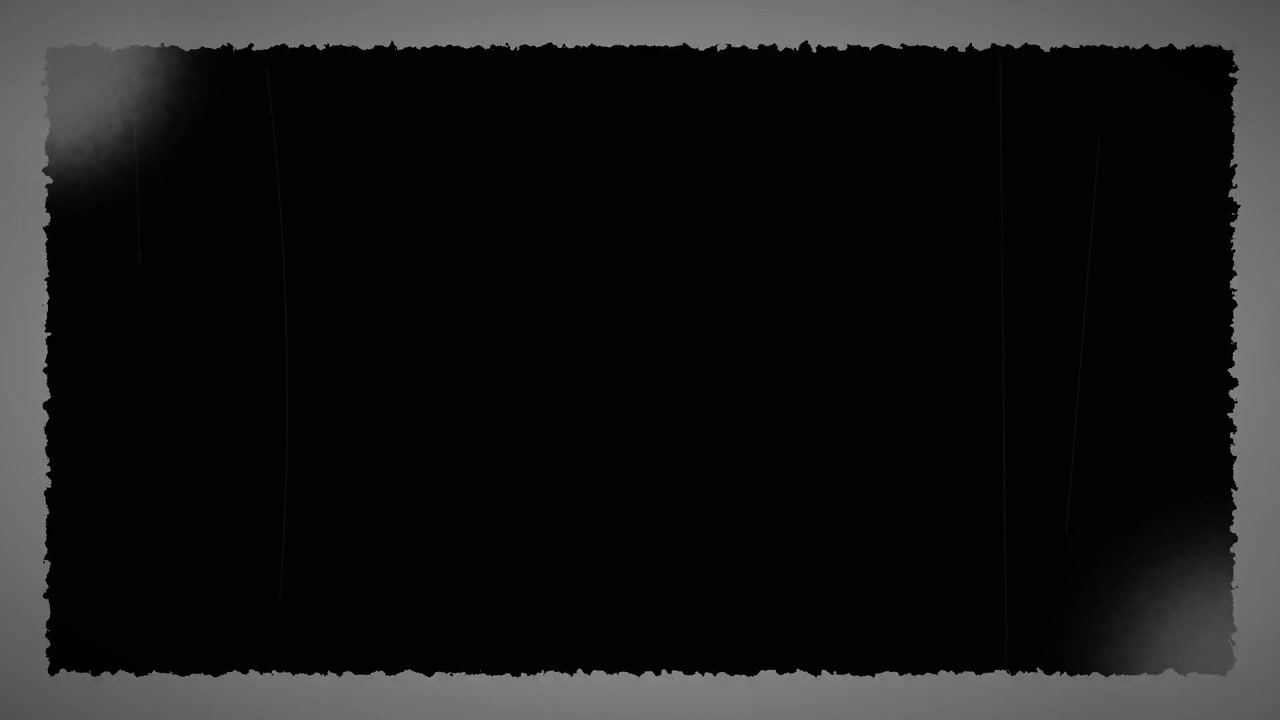 Vintage Film Frame Overlay with Scratches and Dust