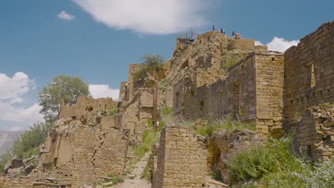 abandoned mountain village ruins