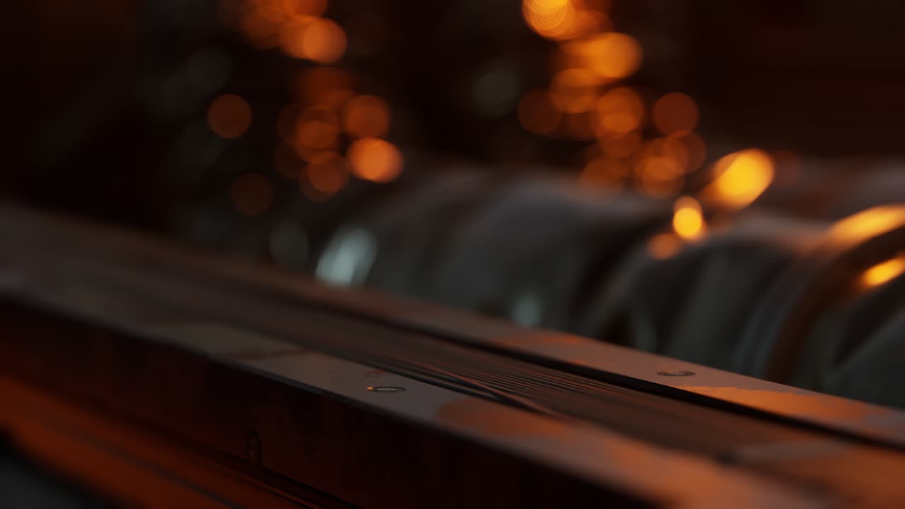 금속과 불빛을 가진 미래의 움직임 배경이나 사이버 표면