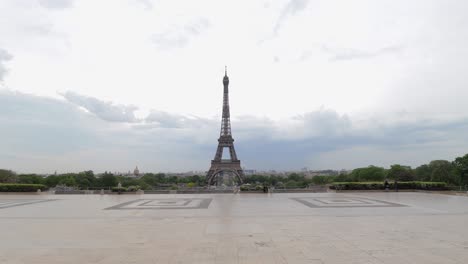 tour eiffel view from trocadero place