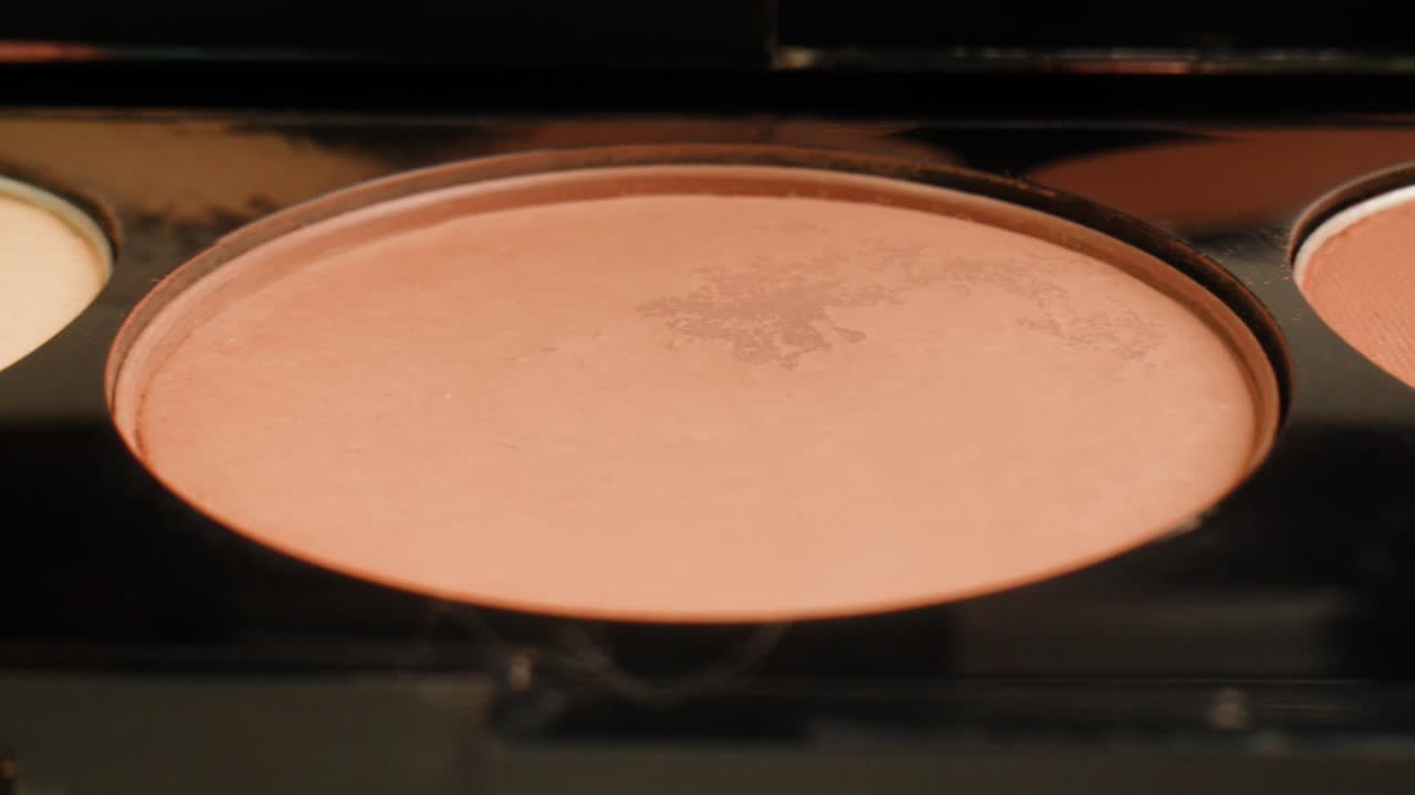 메이크업 팔레트의 클로즈업