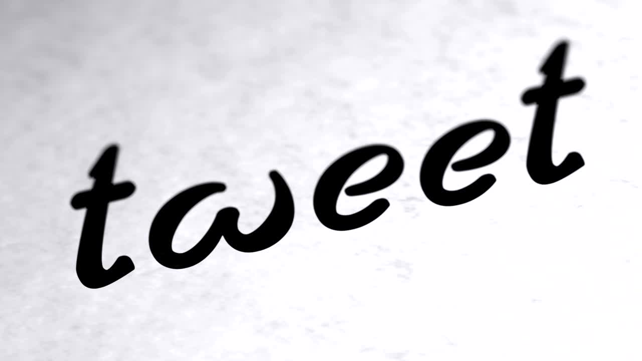 "tweet" en la página. las imágenes en bucle tienen resolución de 4k.