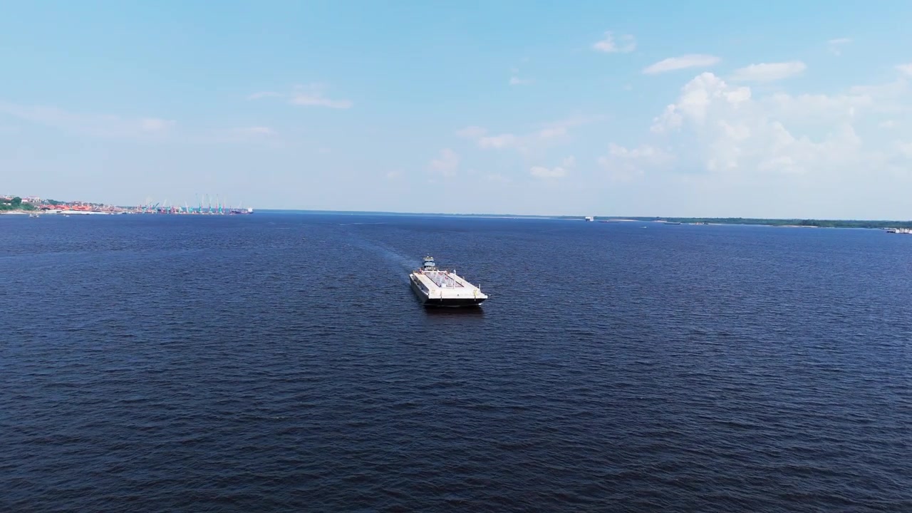 Hava Manzaraları, Denizcilik Endüstrisi, Amazon Nehri Altyapısı, Deniz Taşımacılığı, Römorkör Yolculukları, Manaus, Brezilya, Amerika Kıtası