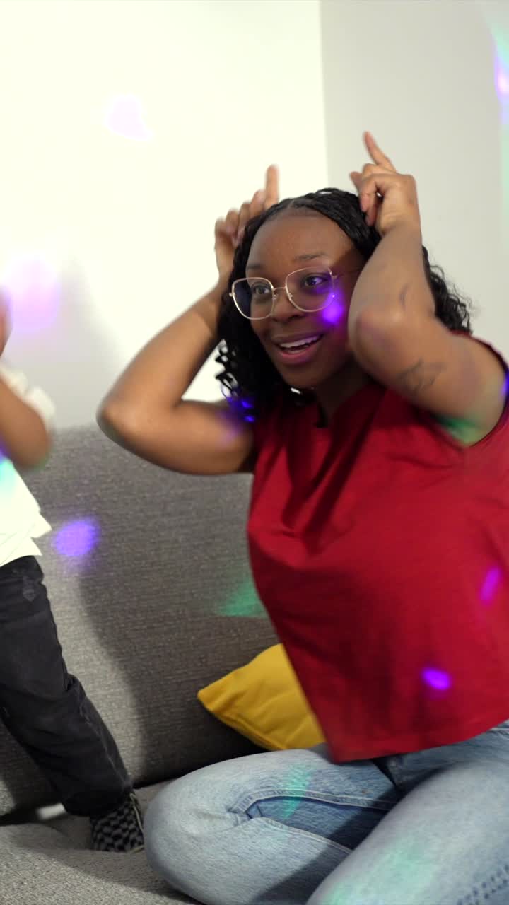 Children having fun at home