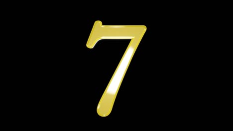 gold number 7