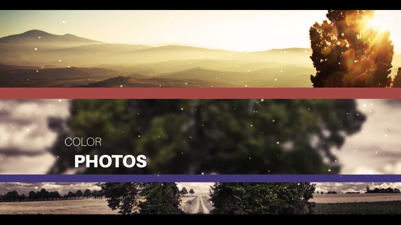 Elegant minimalistic slideshow