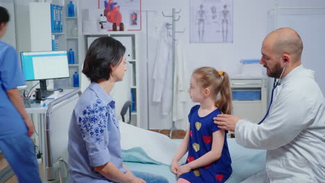 little girl having consultation-hour