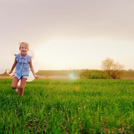 two carefree little girls with balloons