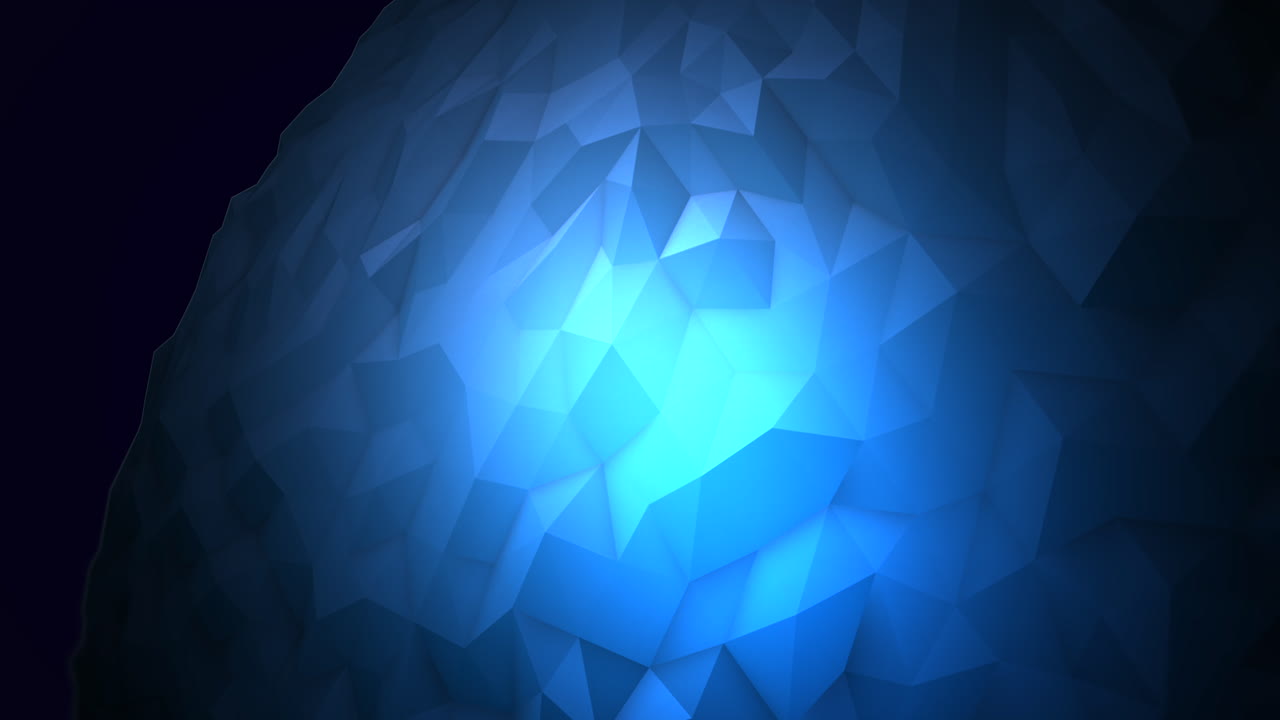 animación resumen azul líquido orbe en cosmos fondo negro 1