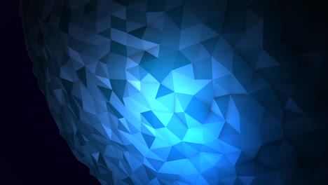 animación resumen azul líquido orbe en cosmos fondo negro 1