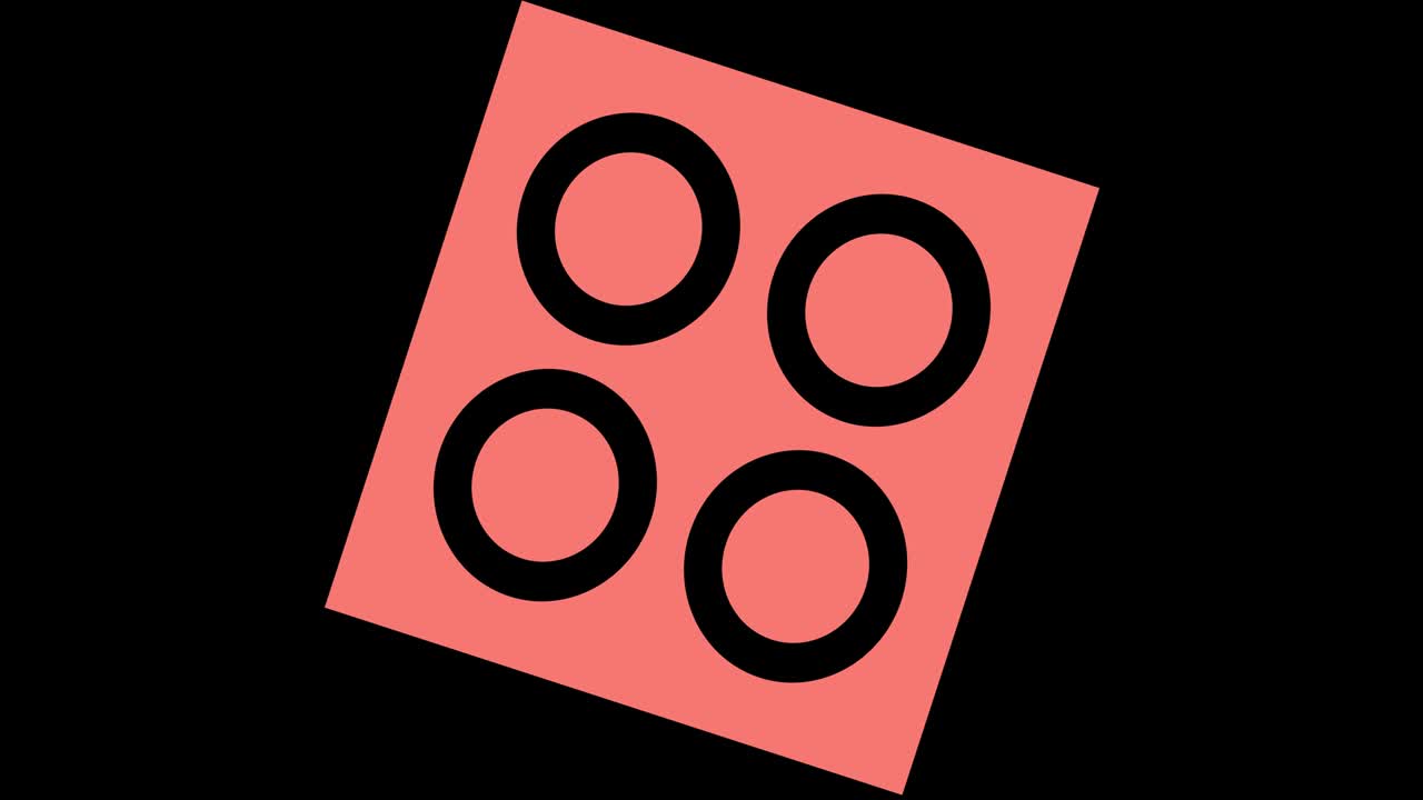 modelo de video 4k con efecto estroboscópico e hipnótico, en formato de video 16: 9.