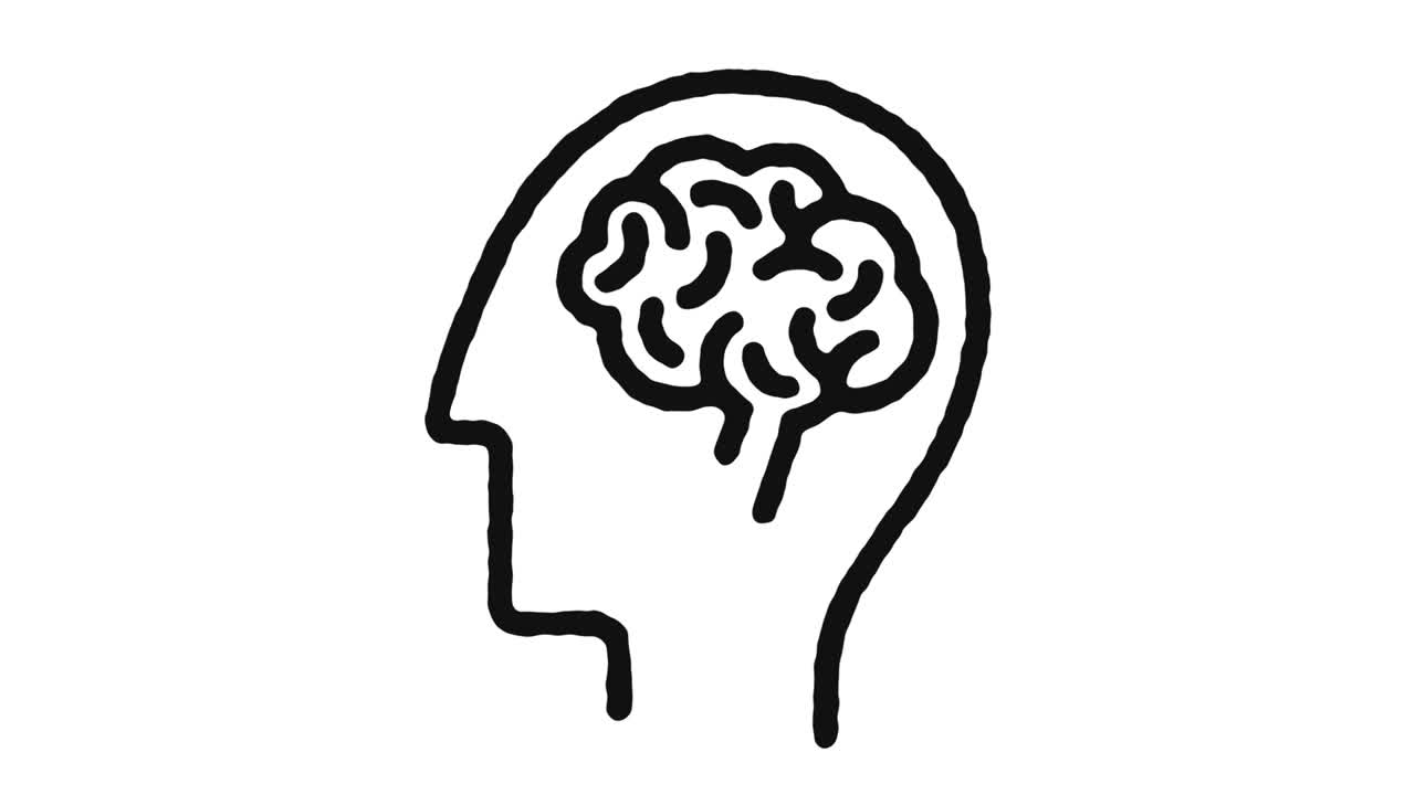 tormenta de ideas imágenes de animación de iconos y canal alfa