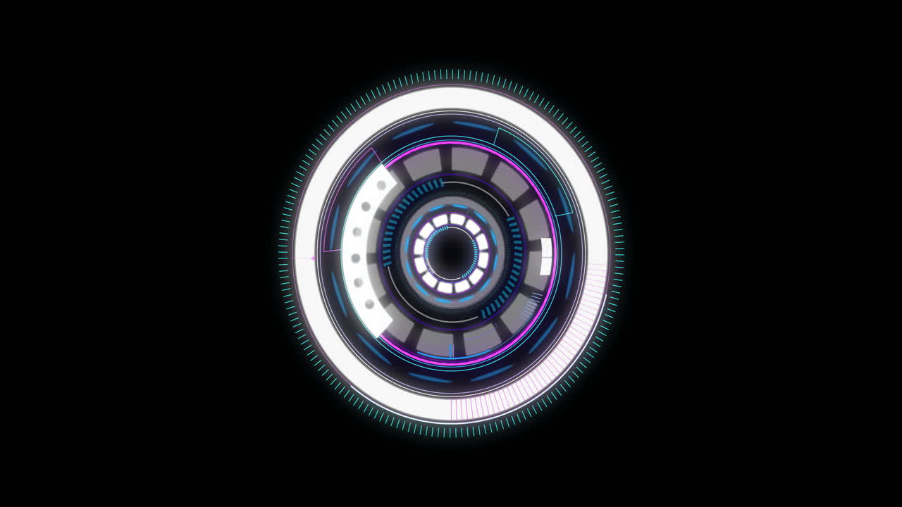 검은 바탕 위의 스 ⁇  스캐닝의 애니메이션