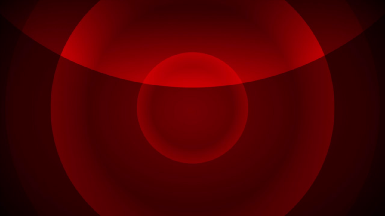 밝은 빨간색 기술 추상적인 미래의 운동 배경과 반이는 원