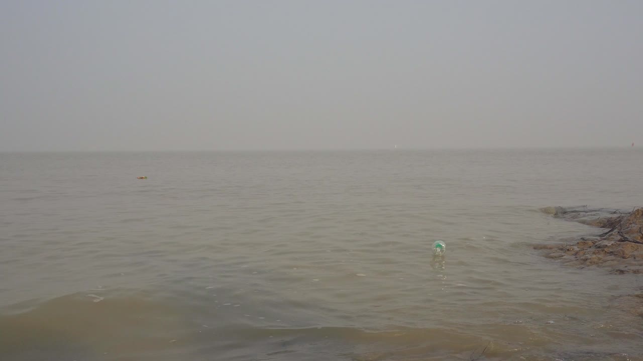 Plastic bottles dumped in the river Ganga are one of the main causes of Ganga pollution