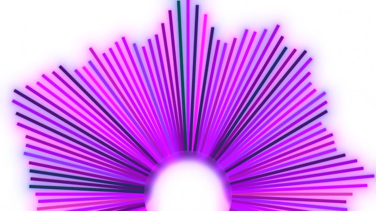 visualizzazione dello spettro audio colorato