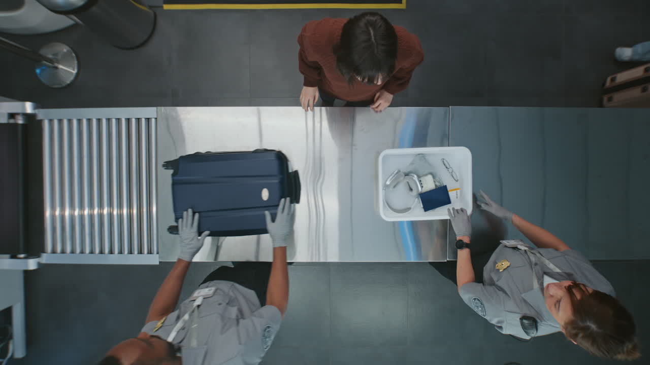 control de seguridad del aeropuerto